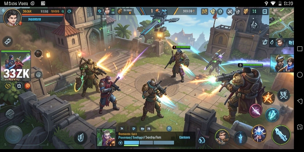 Gameplay mendebarkan dari 33ZK yang penuh strategi.