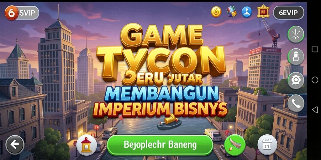 Tampilan menarik dari gameplay Tycoon dalam 6SVIP.