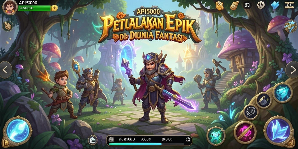 Tangkapan layar menampilkan aksi seru dalam gameplay RPG.