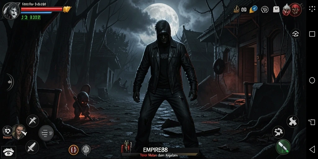 Gameplay menegangkan di dalam kegelapan yang mencekam.