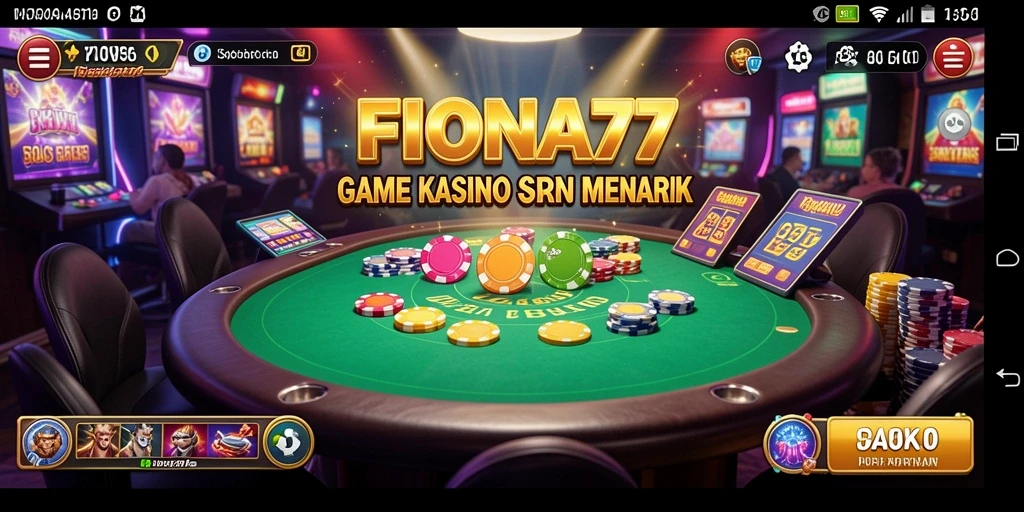 Screenshot gameplay FIONA77 yang menampilkan aksi kasino menarik.