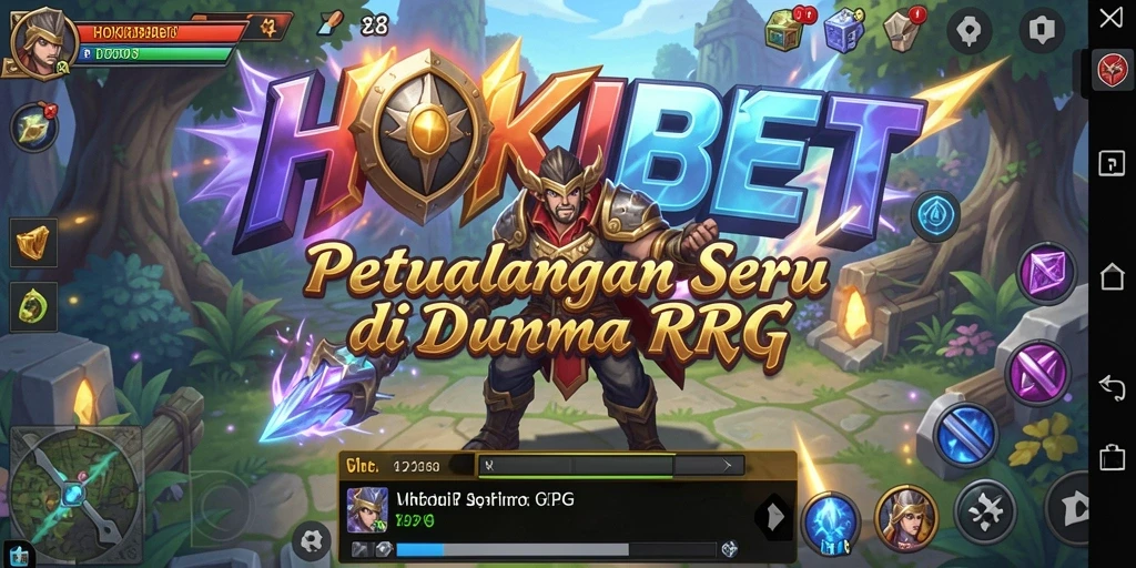 Tampilan screenshot gameplay HOKIBET yang menampilkan pertarungan epik.