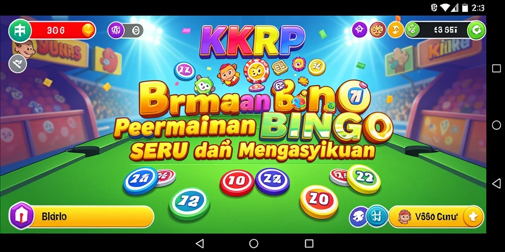 Screenshot gameplay KKRP yang menggambarkan serunya permainan Bingo.