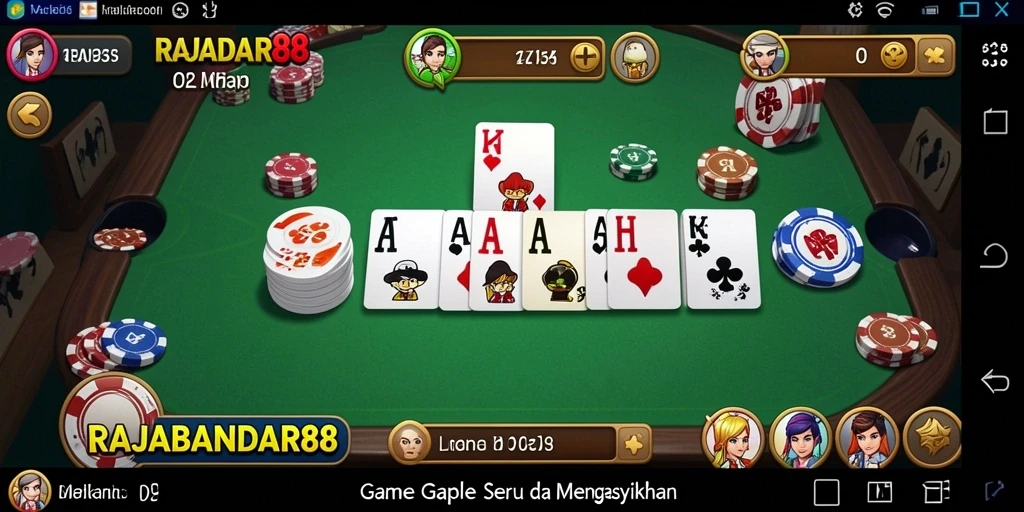 Tampilan gameplay RAJABANDAR88 yang seru dan menarik.