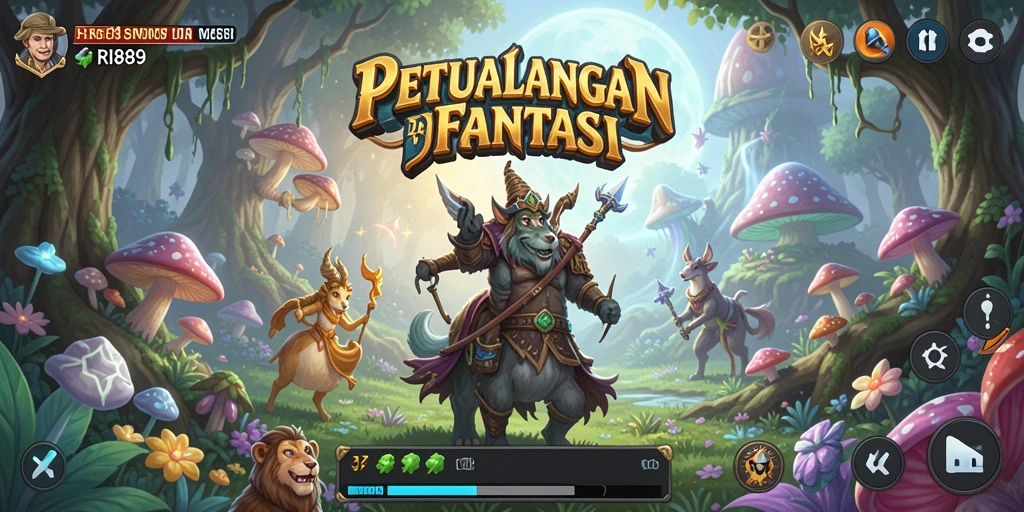 Screenshot gameplay RI889 menampilkan aksi seru saat berpetualang.