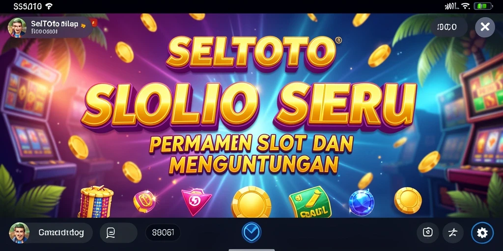 Tampilan menarik gameplay SELTOTO dengan berbagai tema slot.