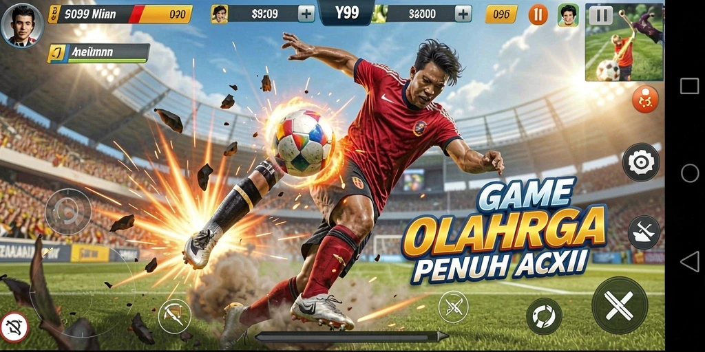 Gameplay Y89 yang mendebarkan dalam pertandingan olahraga.